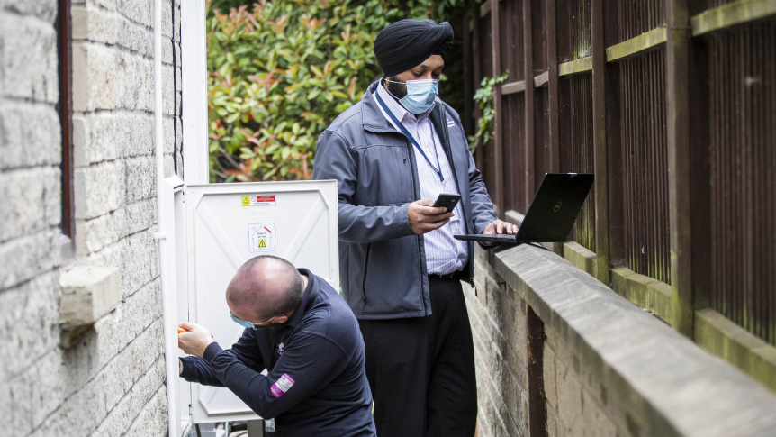 Installing a smart meter during covid