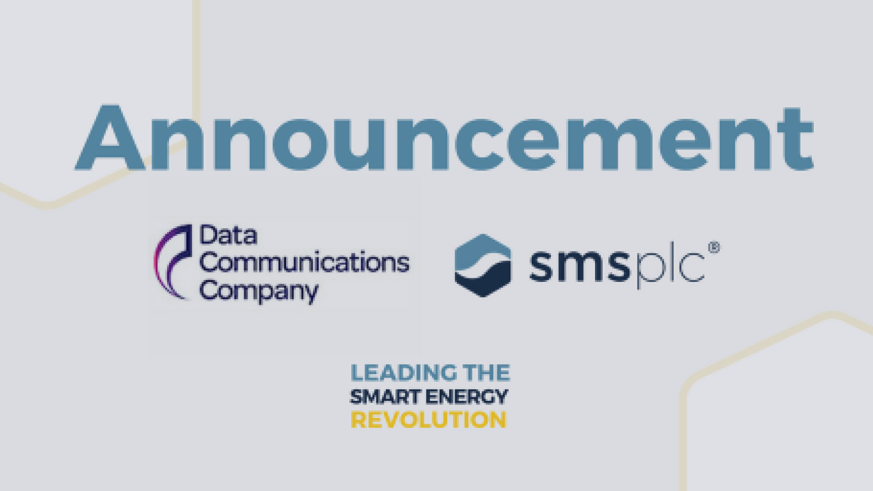 Announcement, Data Communications Company, SMS