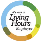 Image showing the We are a living hours employers logo